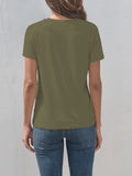 Dog Graphic Round Neck T-Shirt - Trendsi