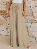 Drawstring Wide Leg Pants with Pockets - Trendsi - Flyclothing LLC