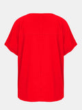 Baseball Round Neck Half Sleeve T-Shirt - Trendsi - Flyclothing LLC