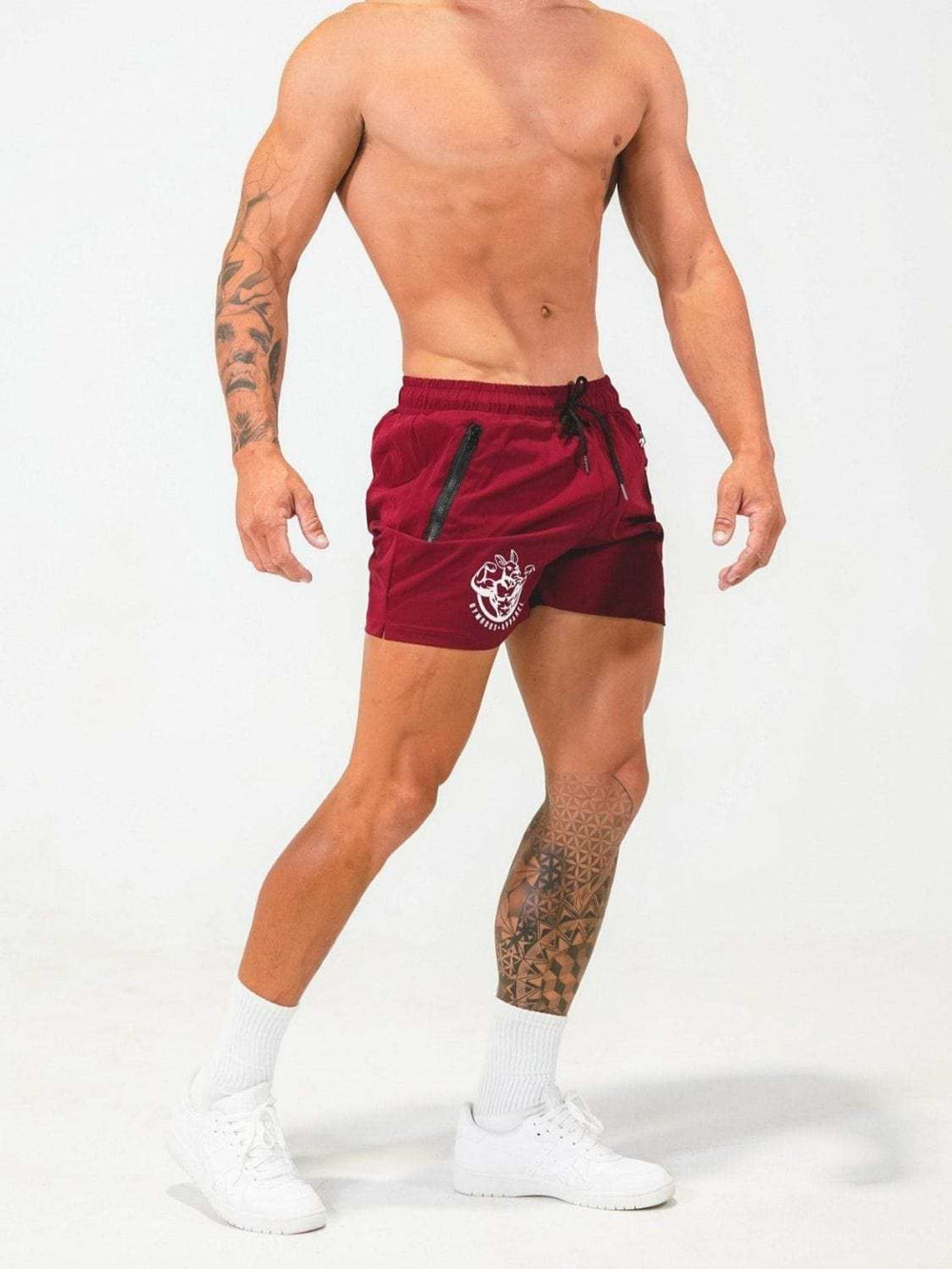 Men's Plus Size Drawstring Waist Shorts - Trendsi - Flyclothing LLC