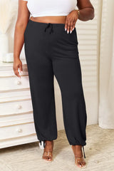 Basic Bae Full Size Soft Rayon Drawstring Waist Pants with Pockets - ShopBasicbae - Flyclothing LLC