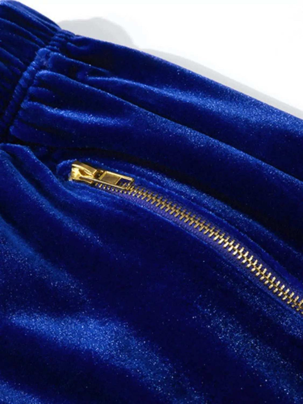 Men's Drawstring Pocketed Shorts with Zip - Trendsi - Flyclothing LLC