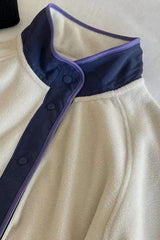 Double Take Snap Down Raglan Sleeve Jacket with Pockets - Trendsi - Flyclothing LLC