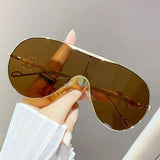 Gradient Aviator Sunglasses - Trendsi - Flyclothing LLC