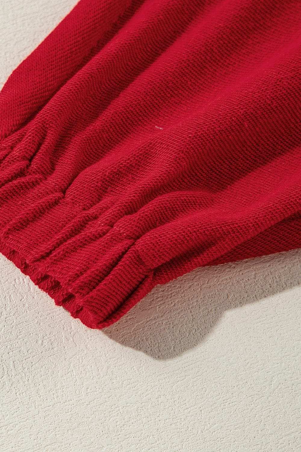 Striped Johnny Collar Long Sleeve Sweatshirt - Trendsi - Flyclothing LLC