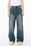 Mid Rise Wide Leg Jeans with Pockets - Trendsi