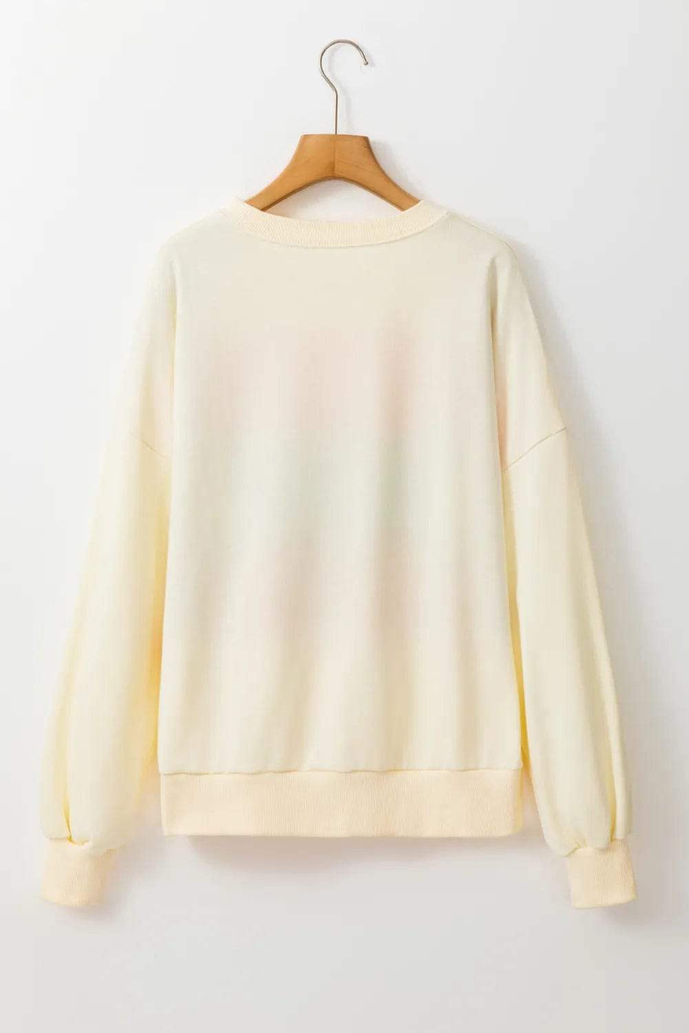 Color Block Long Sleeve Sweatshirt - Trendsi - Flyclothing LLC