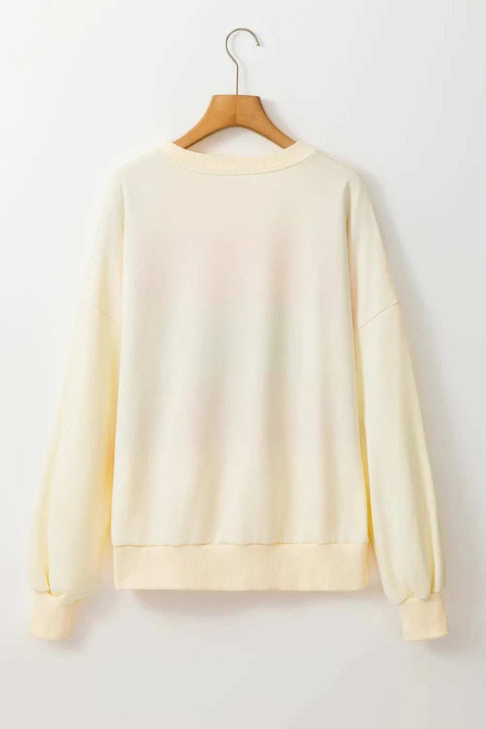 Color Block Long Sleeve Sweatshirt - Trendsi - Flyclothing LLC