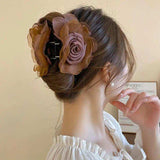 Flower Acrylic Hair Claw Clip - Trendsi - Flyclothing LLC