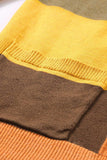 Open Front Color Block Cardigan - Trendsi - Flyclothing LLC