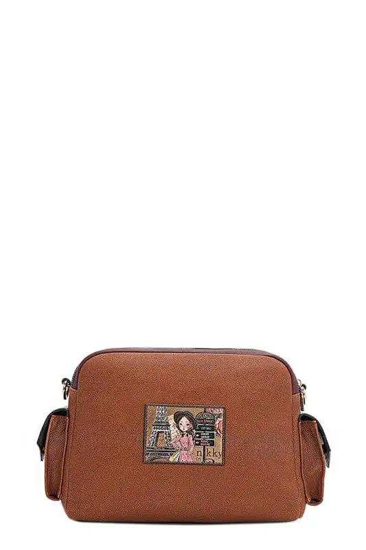 Nicole Lee USA Multi Pocket Messenger Bag - Trendsi - Flyclothing LLC