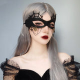 Halloween Makeup Witch Spider Web Mask