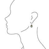 Blue Abalone and Sterling Silver Drop Earrings - Barse Jewelry