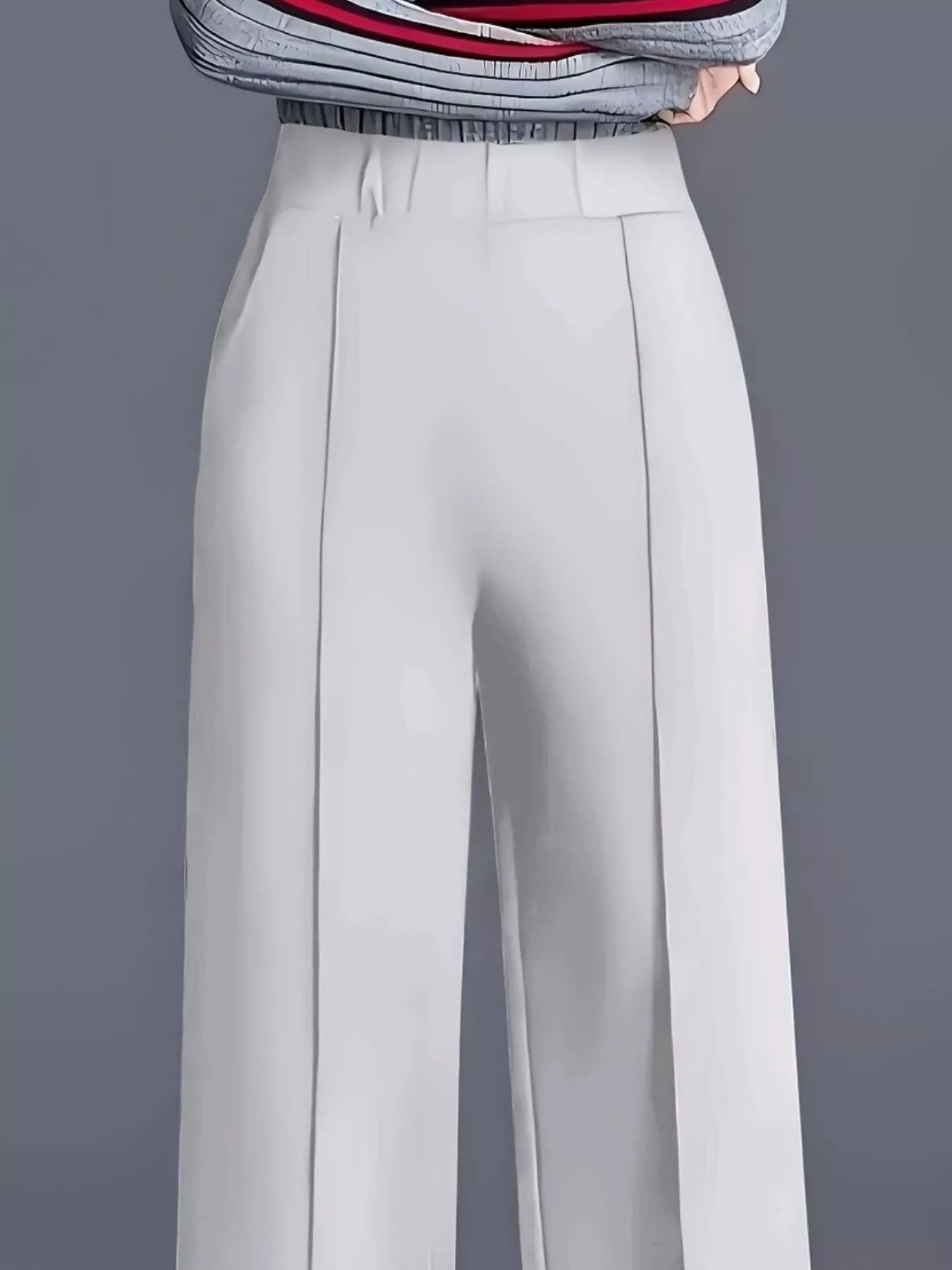 High Waist Wide Leg Pants - Trendsi - Flyclothing LLC