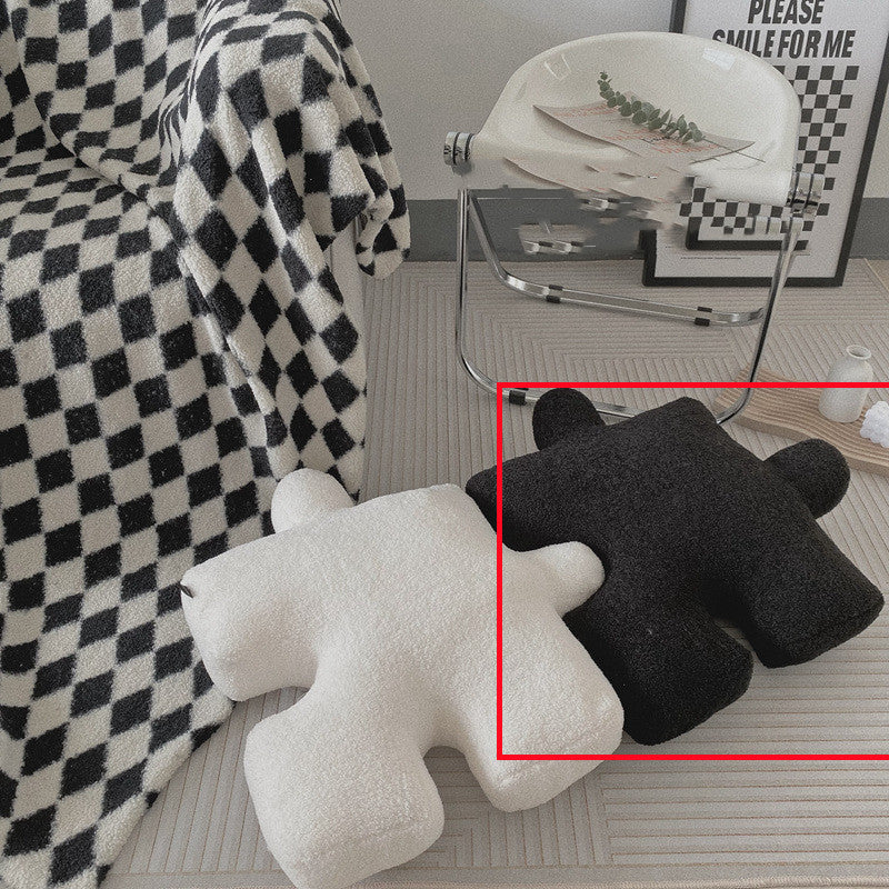 Fashion Stuffed Creative Puzzle Shaped Pillow Modern Spliceable Cushion Throw Pillow Living Room Waist Cushion Home Decoration - My Store - Flyclothing LLC