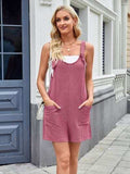 Lovelet Knotted Wide Strap Scoop Neck Overalls - Trendsi - Flyclothing LLC