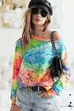 BiBi Tie Dye Soft Knit Jersey T-Shirt - Trendsi - Flyclothing LLC