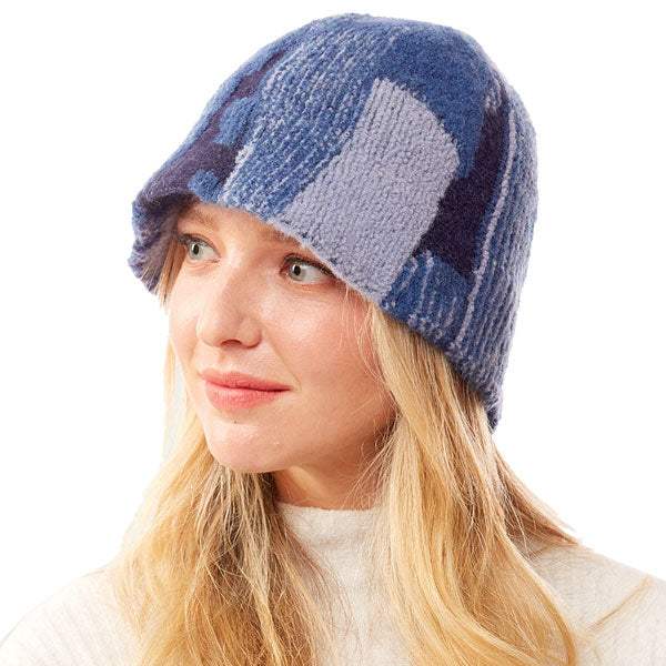 Abstract Patterned Soft Fabric Bucket Hat - Madeline Love - Flyclothing LLC