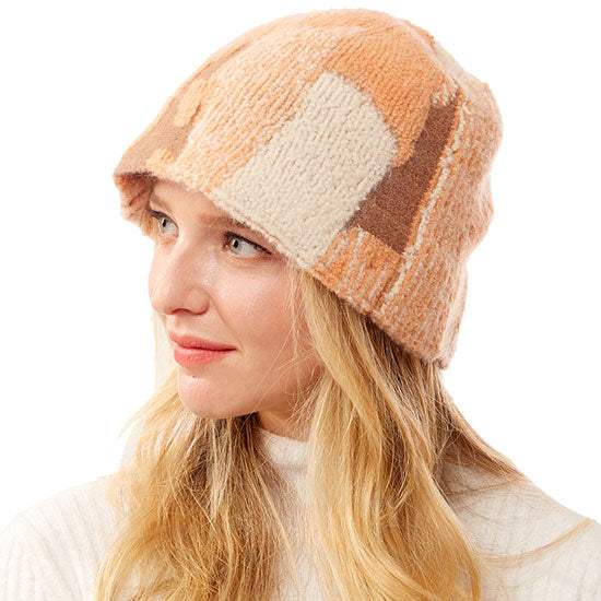 Abstract Patterned Soft Fabric Bucket Hat - Madeline Love - Flyclothing LLC