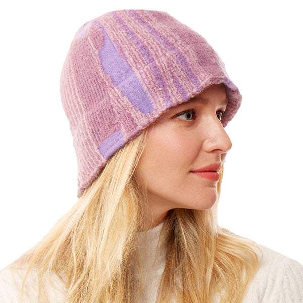 Abstract Patterned Soft Fabric Bucket Hat - Madeline Love - Flyclothing LLC