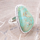 Abstract Blue Turquoise and Sterling Silver Ring - Barse Jewelry - Flyclothing LLC
