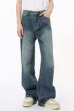Mid Rise Wide Leg Jeans with Pockets - Trendsi