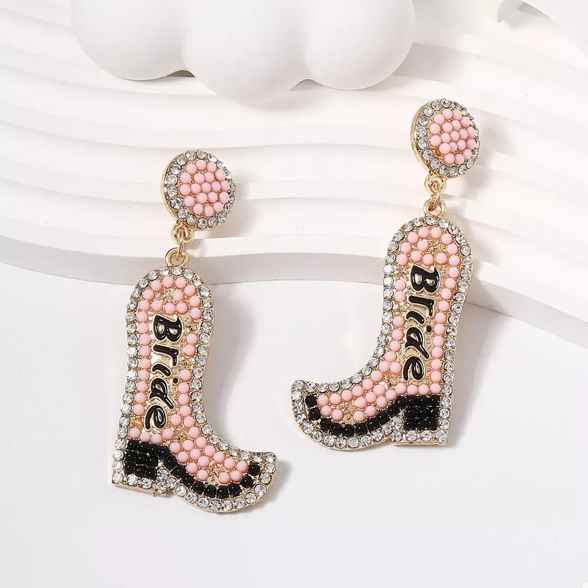 Bride Boot Dangle Earrings - Trendsi - Flyclothing LLC