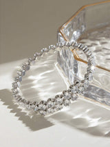 Stainless Steel Inlaid Zircon Bracelet - Trendsi - Flyclothing LLC