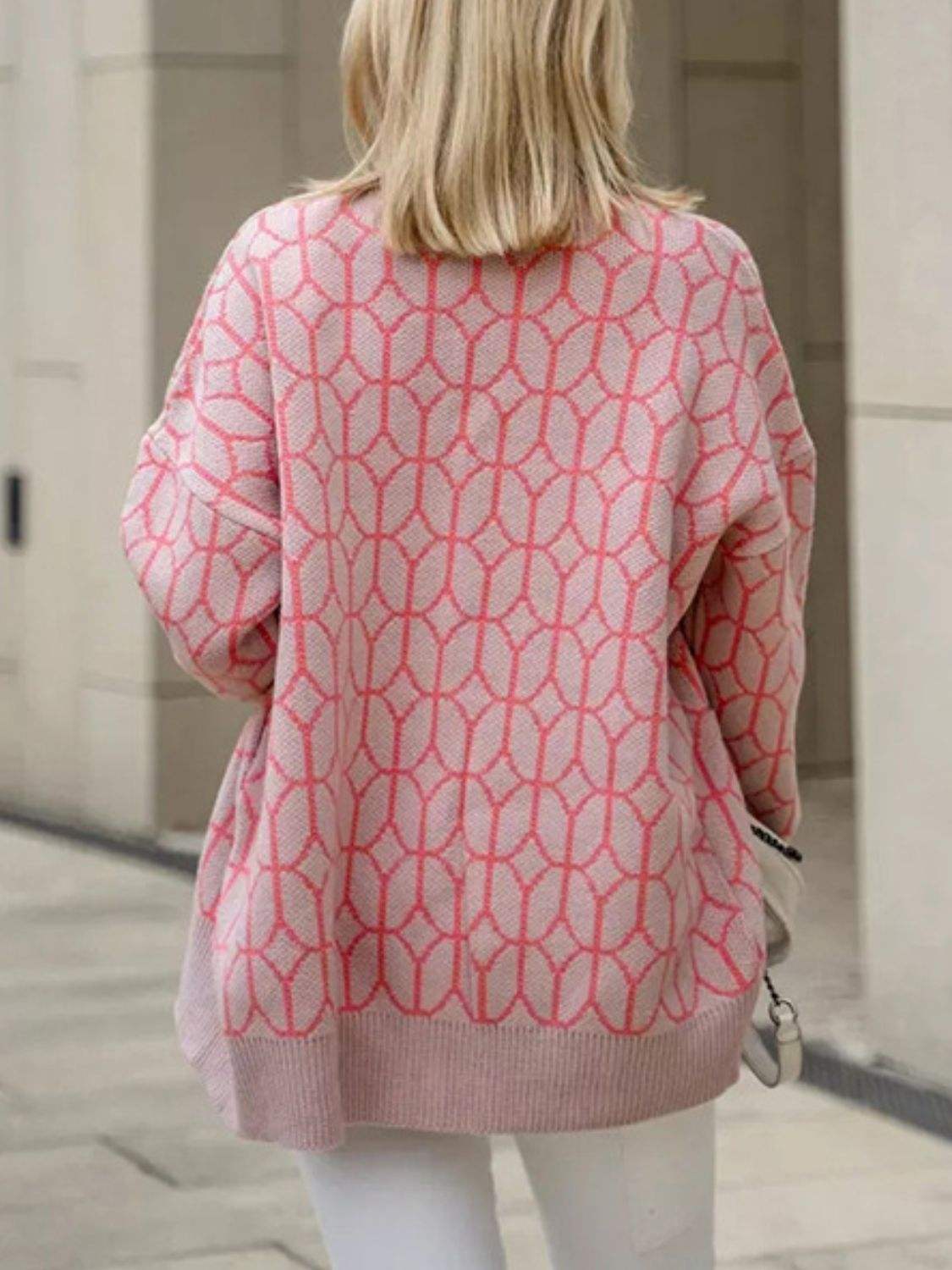 Button Up Long Sleeve Cardigan - Trendsi - Flyclothing LLC