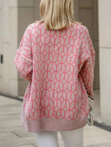 Button Up Long Sleeve Cardigan - Trendsi - Flyclothing LLC