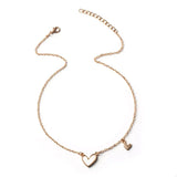 Alloy Heart Pendant Necklace - Trendsi - Flyclothing LLC