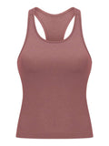 Round Neck Racerback Active Tank - Trendsi - Flyclothing LLC