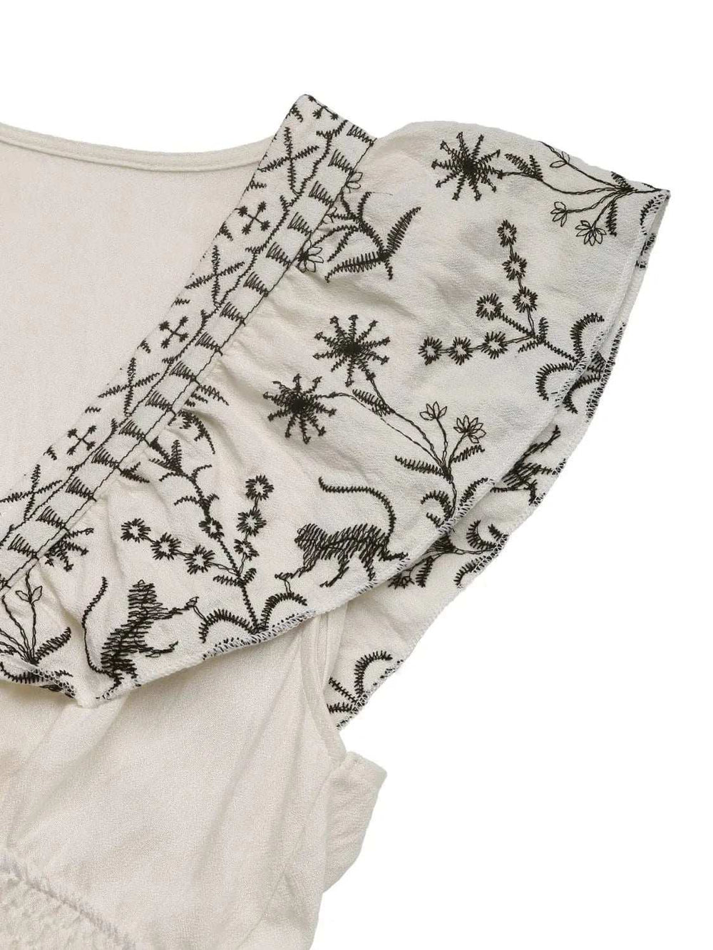 Smocked Ruffled Cap Sleeve Mini Dress - Trendsi - Flyclothing LLC