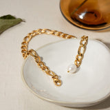 Stainless Steel Chain Pearl Anklet Bracelet - Trendsi