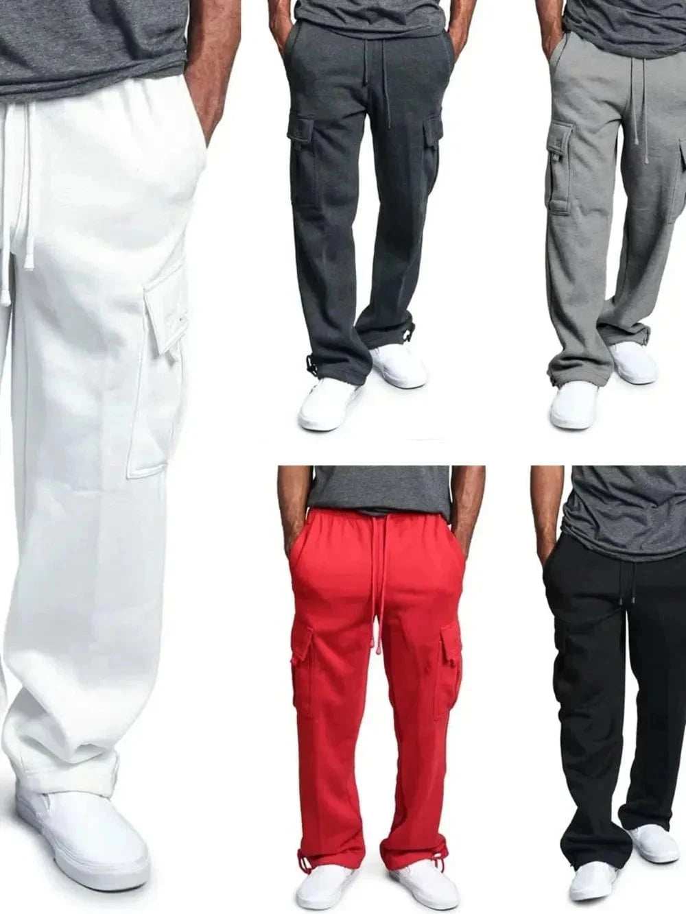 Men's Full Size Drawstring Pants Plus Size - Trendsi - Flyclothing LLC