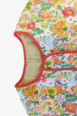 Floral Button Up Long Sleeve Winter Coat - Trendsi - Flyclothing LLC