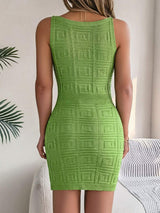 V-Neck Wide Strap Sweater Dress - Trendsi - Flyclothing LLC