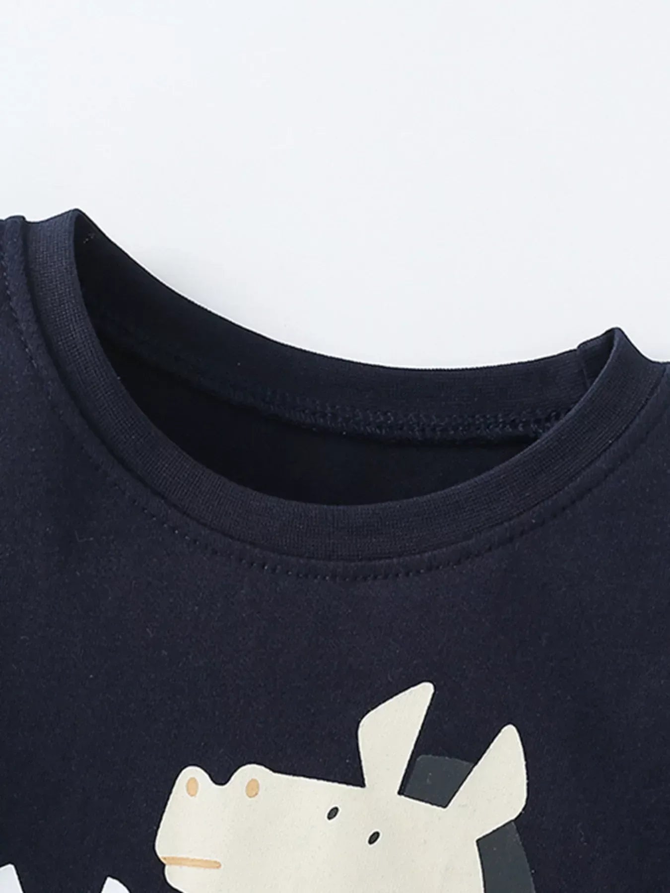 Children's Cartoon Zebra Graphic Short Sleeve T-Shirt - Trendsi - Flyclothing LLC