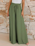 Drawstring Wide Leg Pants with Pockets - Trendsi
