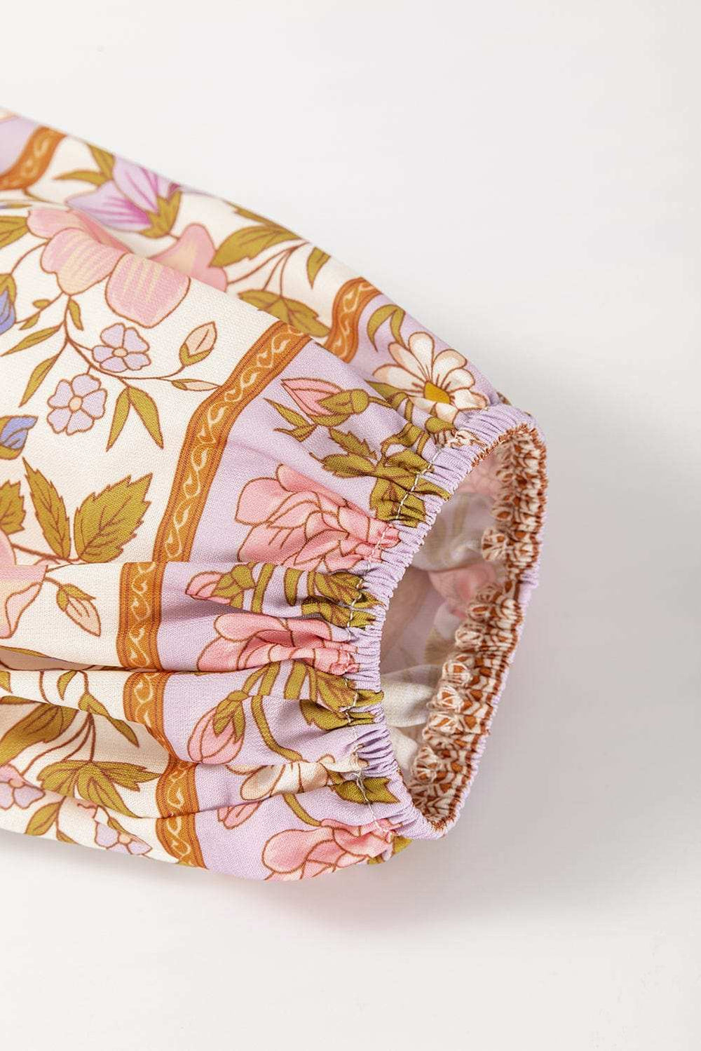 Printed Button Down Long Sleeve Shirt - Trendsi - Flyclothing LLC