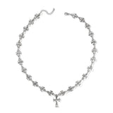 Cross Pendant Alloy Necklace - Trendsi - Flyclothing LLC