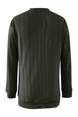 Full Size Textured Open Front Long Sleeve Cardigan - Trendsi - Flyclothing LLC