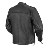 Ace Men's Leather Motorcycle Jacket - First Manufacturing Company - Flyclothing LLC