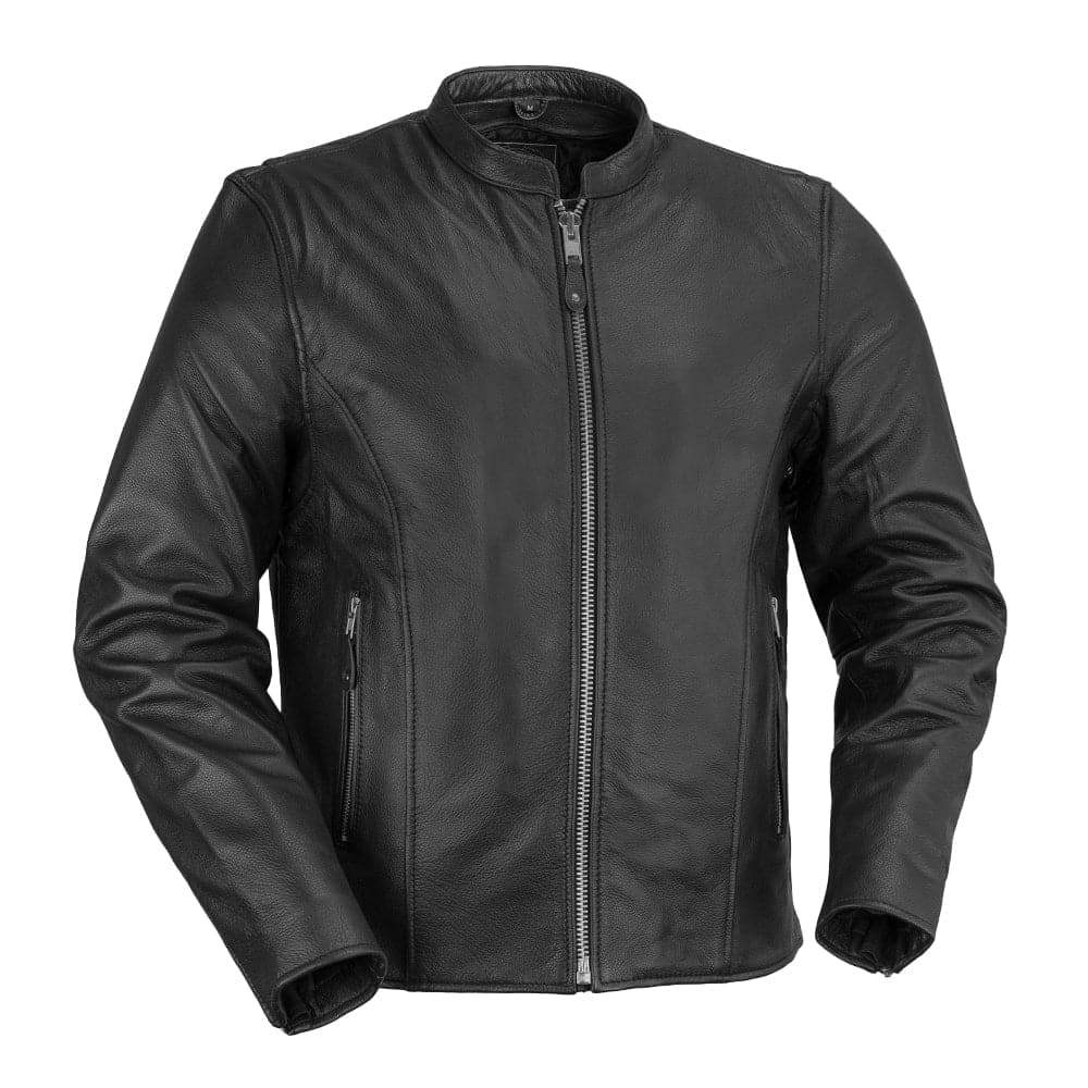Ace Men's Leather Motorcycle Jacket - First Manufacturing Company - Flyclothing LLC