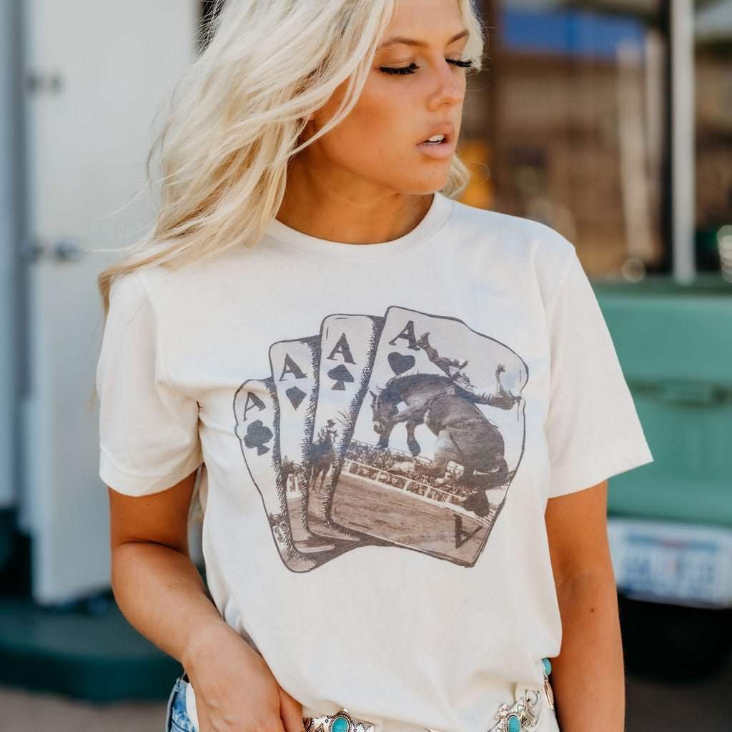 Ace of Cowboys Graphic Tee - Wild Junkie - Flyclothing LLC