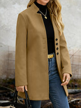 Button-Down Longline Outerwear - Trendsi - Flyclothing LLC