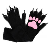 Halloween Silicone Meat Mat Long Gloves