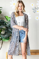 Heimish Full Size Leopard Open Front Cardigan Plus Size - Trendsi - Flyclothing LLC