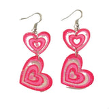 Heart Dangle Earrings - Trendsi - Flyclothing LLC