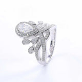 1 Carat Moissanite 925 Sterling Silver Ring - Trendsi - Flyclothing LLC